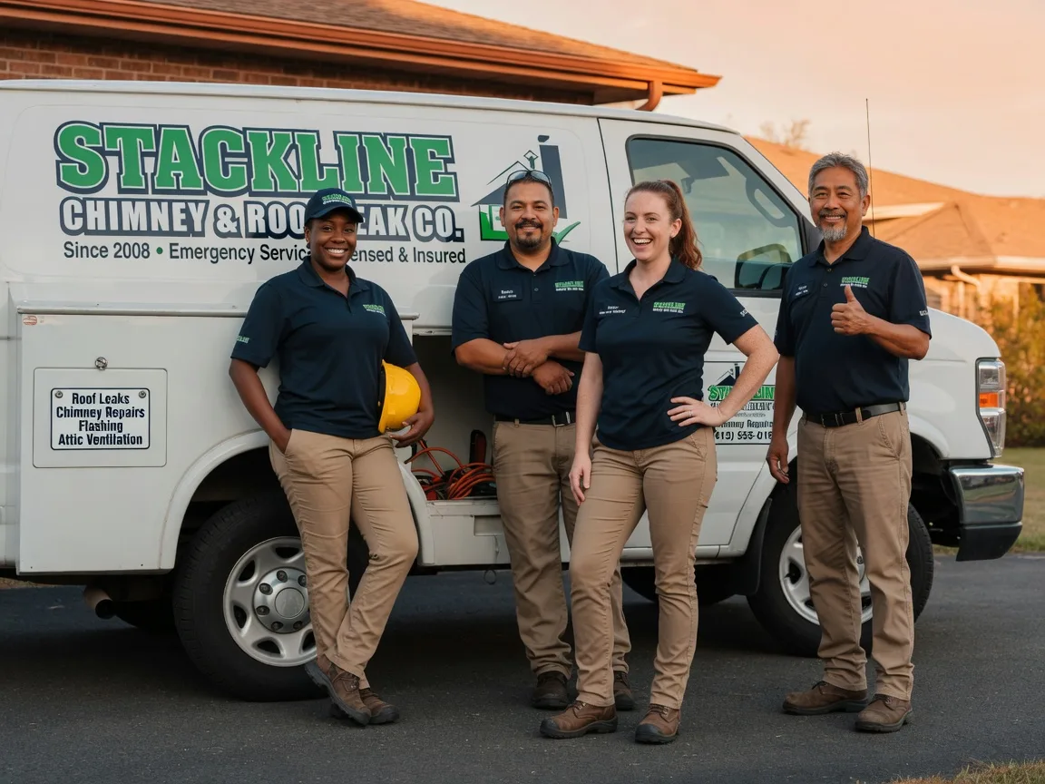 Chimney flashing repair company in Woodward, PA
